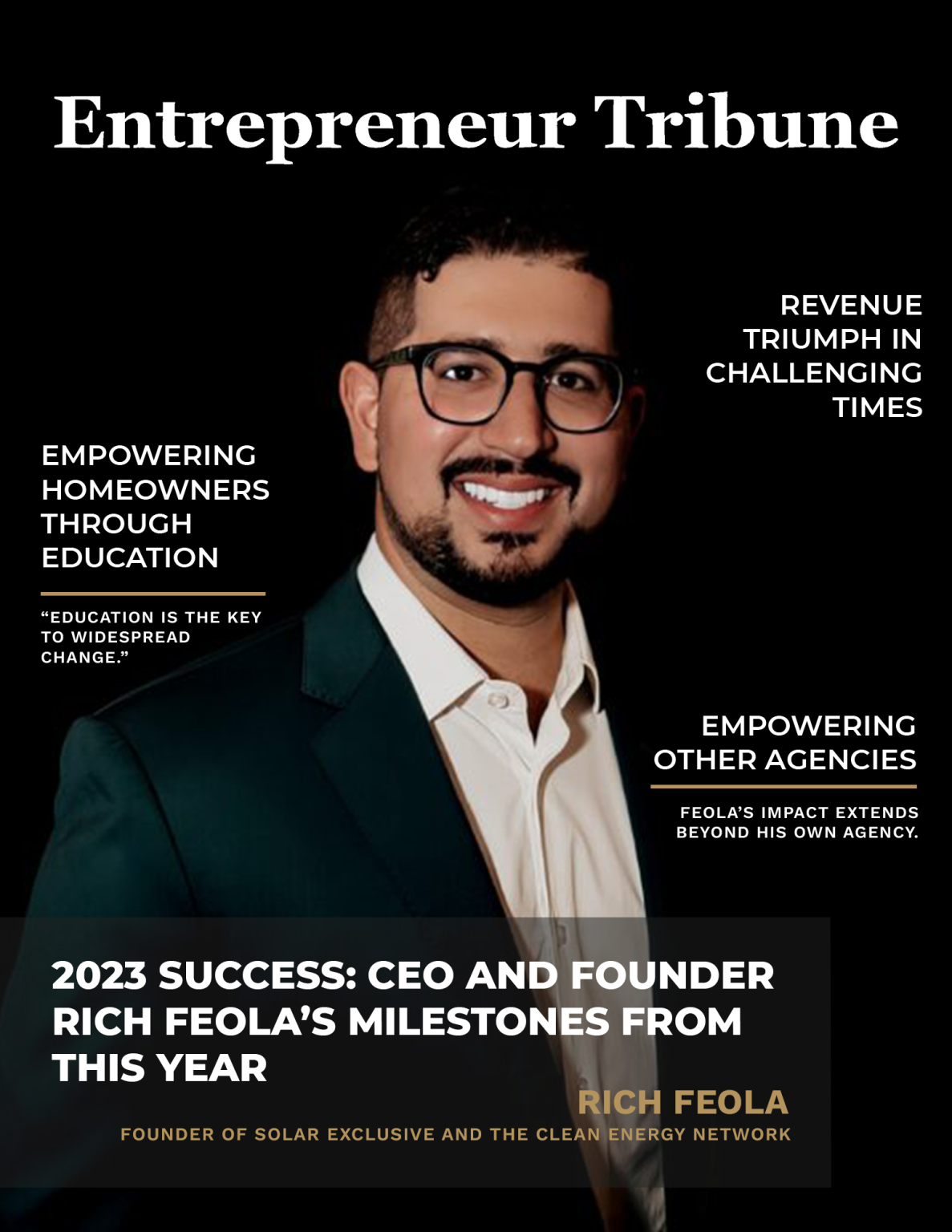 2023 Success CEO and Founder Rich Feola's Milestones From This Year